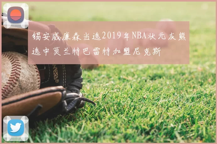 锡安威廉森当选2019年NBA状元灰熊选中莫兰特巴雷特加盟尼克斯